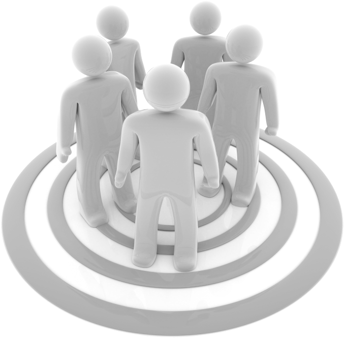 Target Market Target Audience Marketing Clip Art - Target Market Black And White (693x693), Png Download