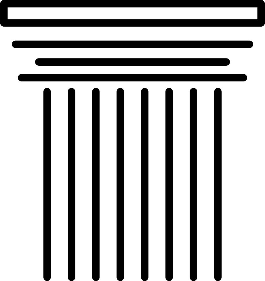 Jonic Greek Pillars Comments - Musical Keyboard (924x980), Png Download