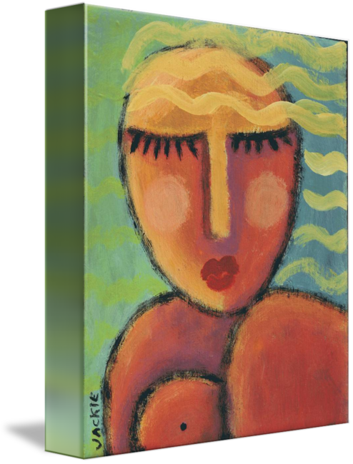 Modern Art Acrylic Paint Drawing Still Life - Drawing (494x650), Png Download