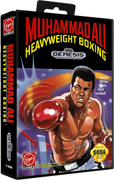 Muhammad Ali Heavyweight Boxing - Muhammad Ali's Heavyweight Boxing [sega Genesis, 1992] (369x580), Png Download