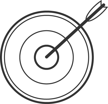 Target Market Logo - Line Art (458x443), Png Download