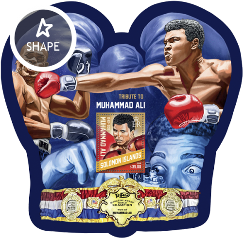 Muhammad Ali - Muhammad Ali Print 197916 (500x500), Png Download