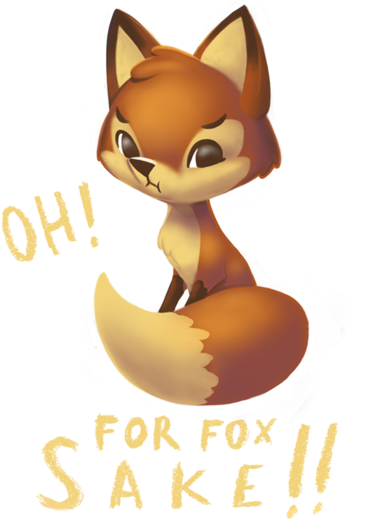 Oh For Fox Sake (1024x887), Png Download