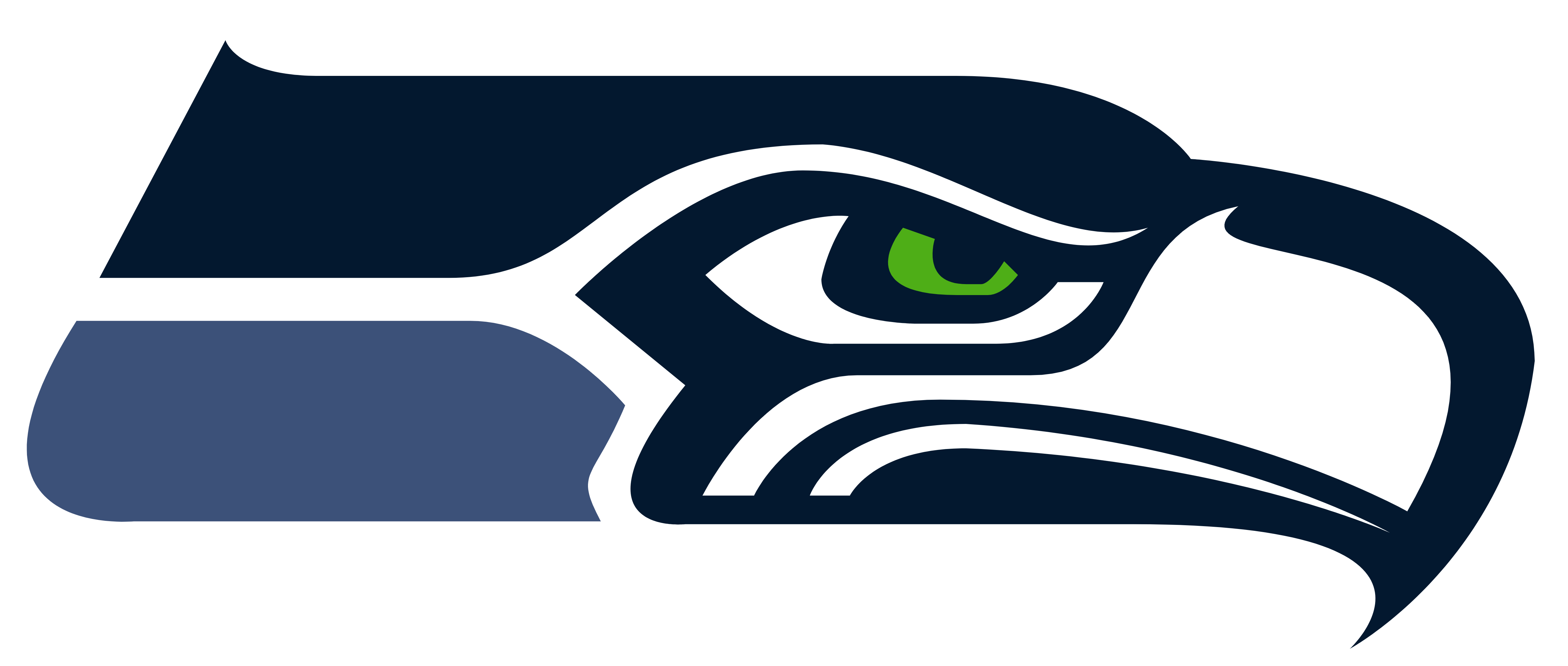 Seahawks Vector Simple Jpg Freeuse Library - Seattle Seahawks Logo (5000x2124), Png Download