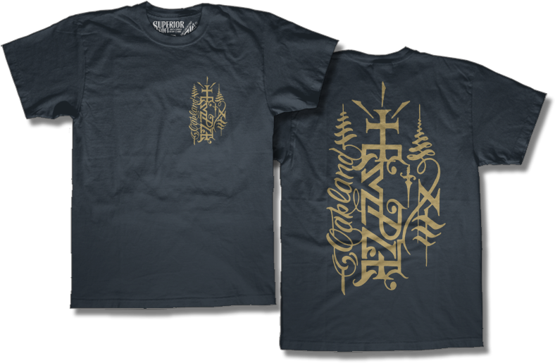 Temple Filigree Indigo Blue / Metallic Gold - Beer Drinkers And Hellraisers Shirt (796x514), Png Download
