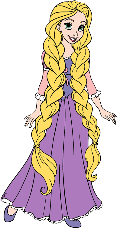 Jpg Royalty Free Stock Tangled Clip Art Disney - Rapunzel Clipart (404x764), Png Download