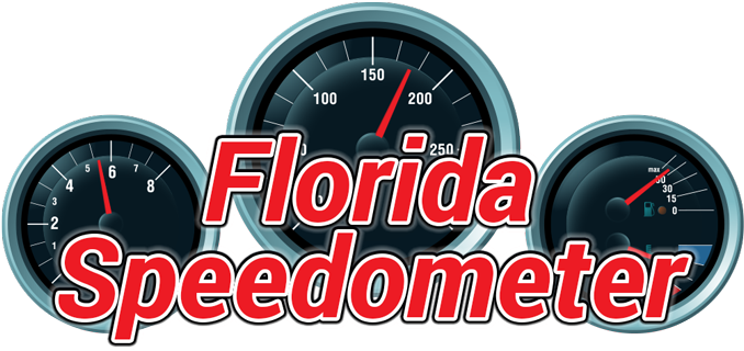 Florida Speedometer (700x336), Png Download