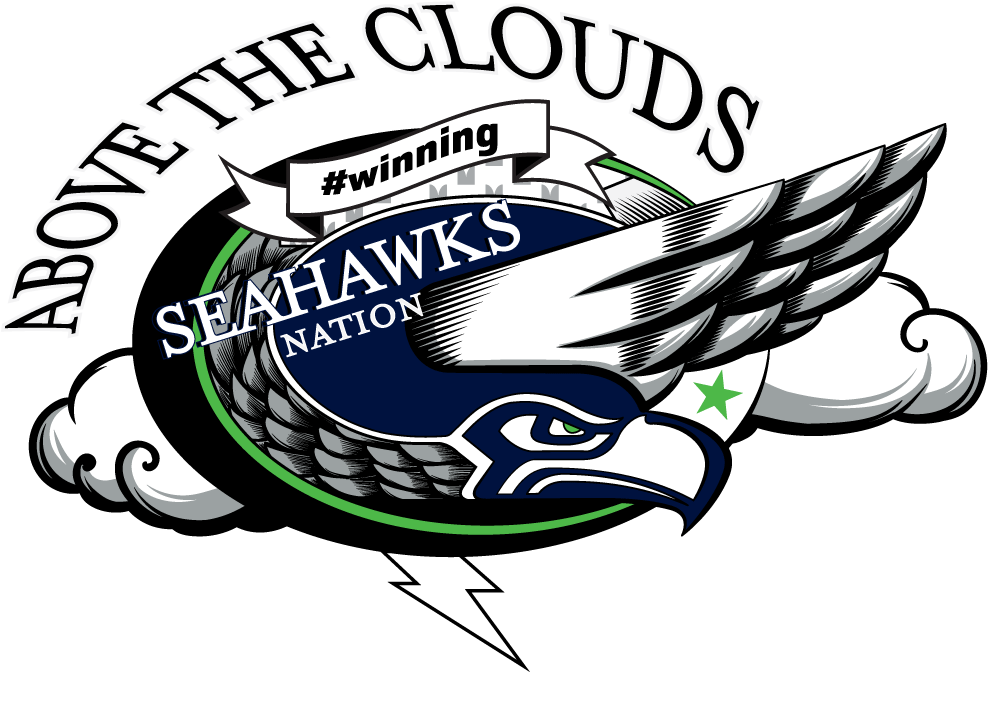 Image Download Seahawks Drawing - Illustration (1080x1080), Png Download