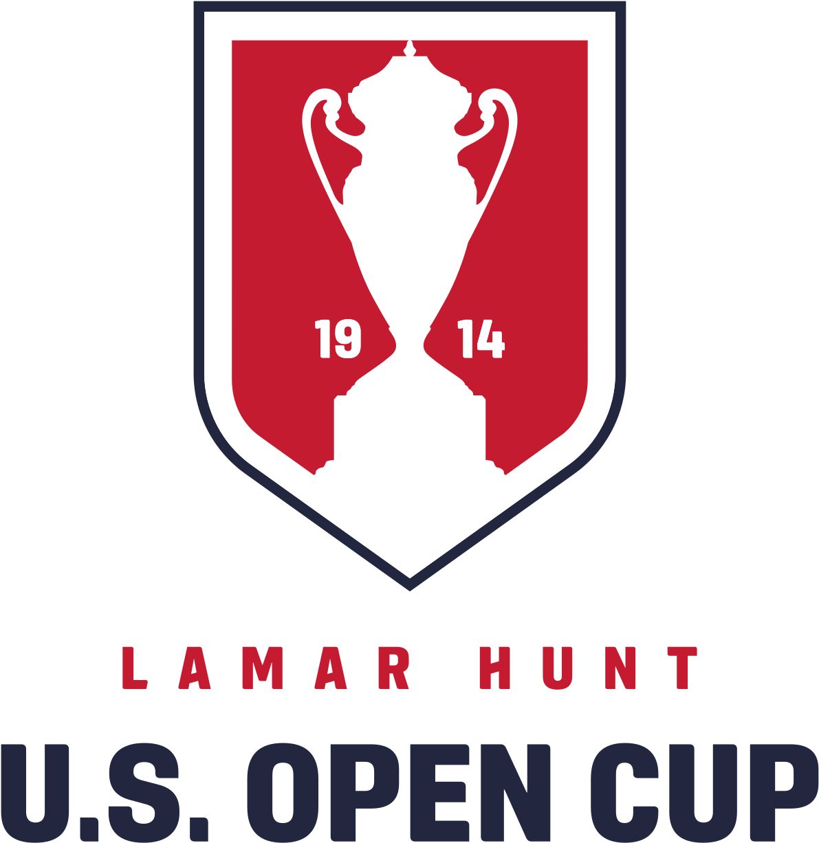 Lamar Hunt Us Open Cup Logo (1200x1240), Png Download