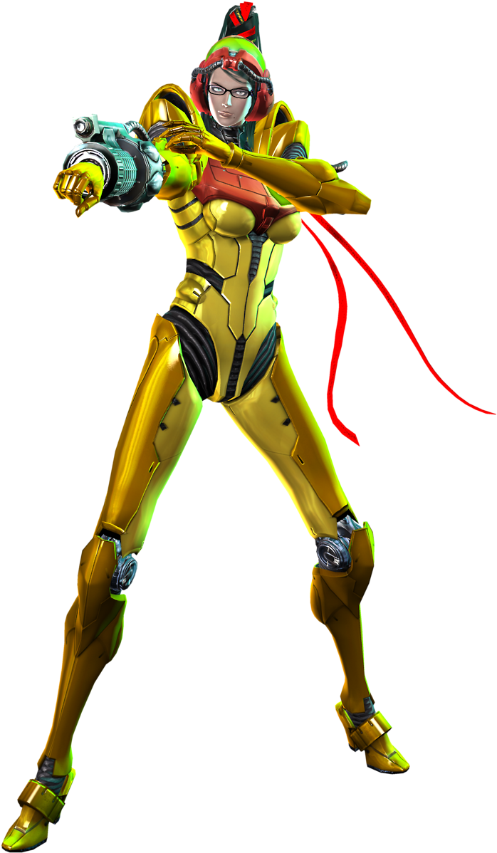 Zoom - Bayonetta Samus (1280x1280), Png Download