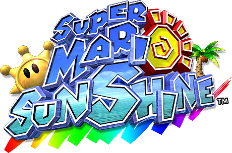 Super Mario Sunshine Logo (460x304), Png Download