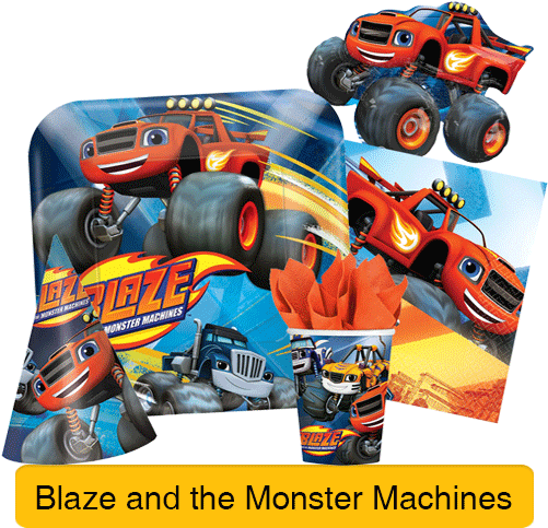 Blaze And The M - Blaze And The Monster Machines Party Smaller Paper (500x500), Png Download