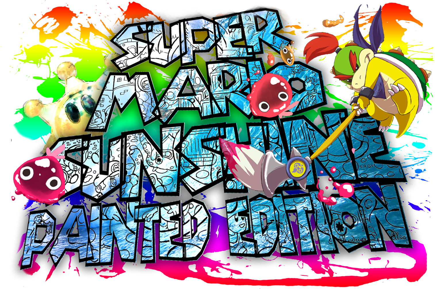 Tex1 2be218765ba946e5 5 ] - Super Mario Sunshine (1519x1004), Png Download