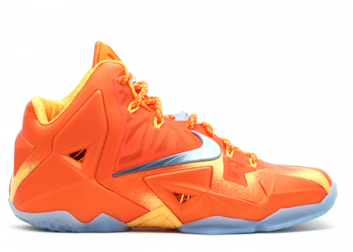 Nike Lebron 11 Preheat Forging Iron Urban Orange Light - Nike Lebron 11 - Forging Iron Size 11 (500x500), Png Download