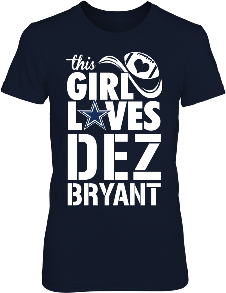 Dez Bryant Official Apparel - Girl Loves Dak Prescott (1000x1000), Png Download