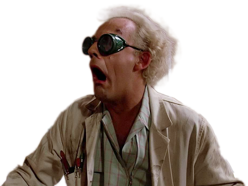 Doc Back To The Future Png - Doc Back To The Future (501x376), Png Download