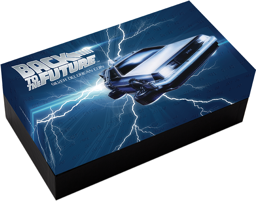 Delorean 1 Oz Silver Coin Back To The Future - Back To The Future Coin (978x747), Png Download