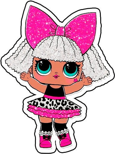 Aplique Para Tubete Lol Surprise Aplique Lol Surprise - Lol Surprise Diva Png (404x550), Png Download