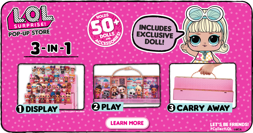 L - O - L - Surprise Pop Up Store - Lol Surprise Game With A Collectible (960x539), Png Download
