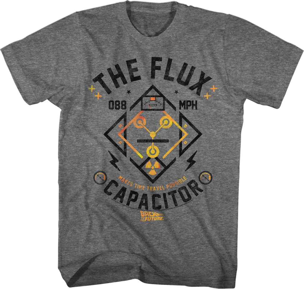 Flux Capacitor Back To The Future T-shirt - Ac Dc T Shirt (973x924), Png Download