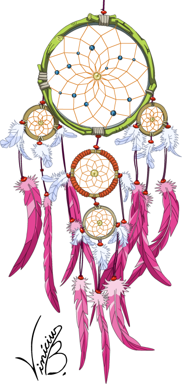 Image Freeuse Stock Catcher Filtro De Sonhos By Mrdrawing - Pink Dream Catcher Iphone (370x779), Png Download