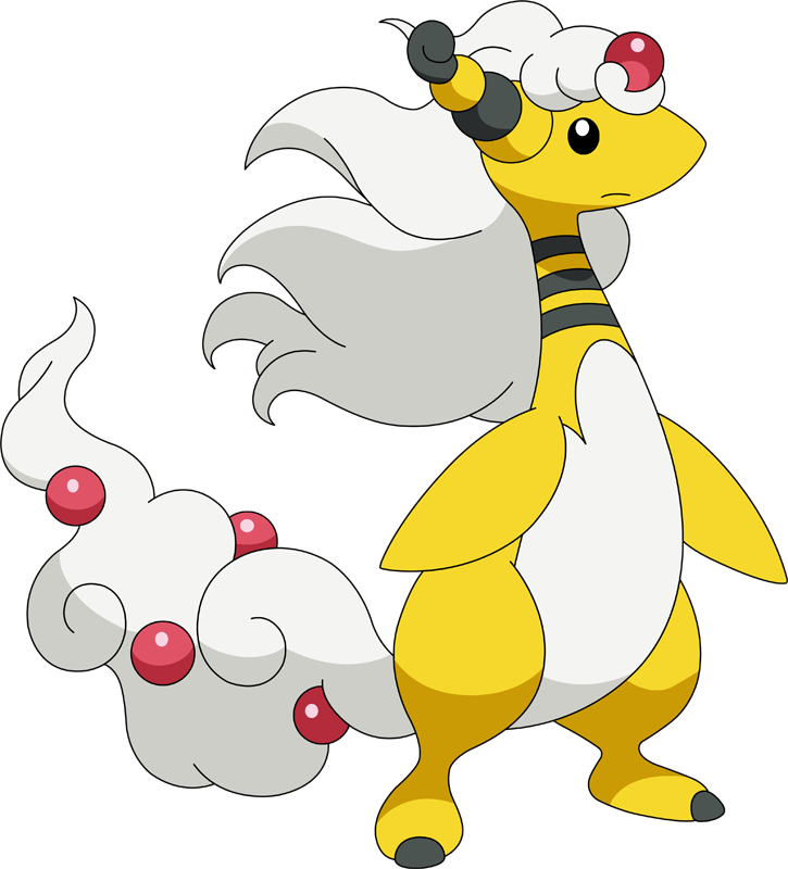 Official Nintendo Power Super Mario Sunshine Player's - Pokemon Mega Evolution Ampharos (725x800), Png Download