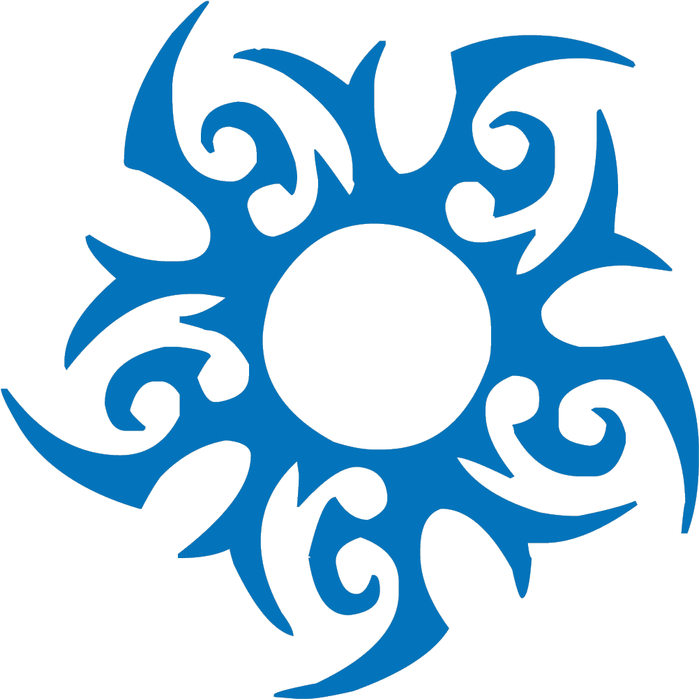 Tribal Sun - Tribal Sun Tattoo Png (1024x1024), Png Download