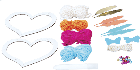 Crafting Dream Catcher Hearts - Heart (600x600), Png Download