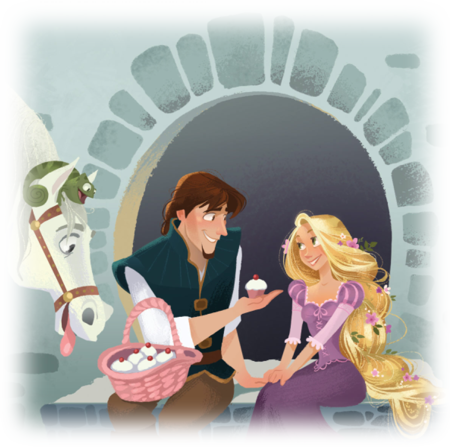Rapunzel's Birthday As I've Said Before, Today, The - Tangled Series Rapunzel Loves Cupcakes (890x883), Png Download