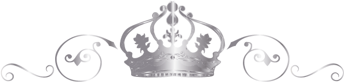 Silver Crown Png - Royal Crown Logo Template (688x206), Png Download