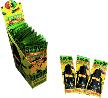 Pineapple Flavored Blunt Wraps Extra Large Leafs - Graphic Design (612x360), Png Download