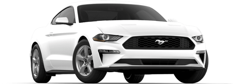 Oxford White - 2018 5.0 White Gt Mustang (768x384), Png Download