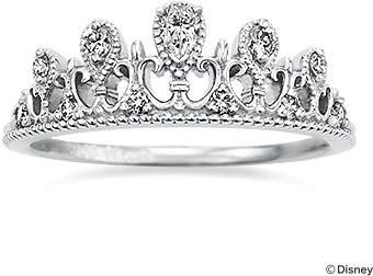 Princess Tiara Pear Shaped - 婚約 指輪 ティアラ (382x382), Png Download