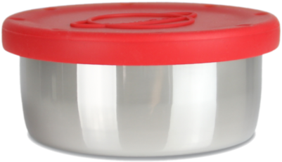2 Cup Snack Container - Steel (600x600), Png Download