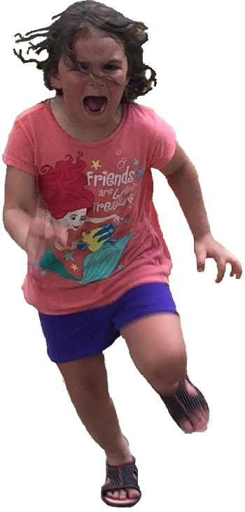 Personscared - Toddler (350x732), Png Download