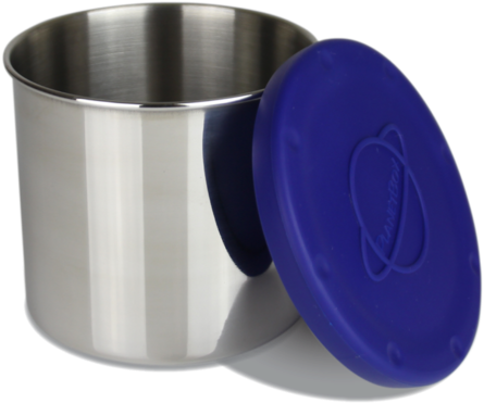 4 Cup Snack Container - Planetbox Snack Cup Mit Silikondeckel - 570 Ml (600x600), Png Download