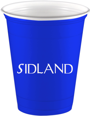 Personalized Blue Solo Cup - Cup (500x500), Png Download