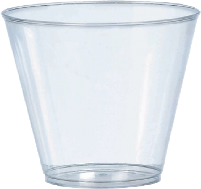 5 Oz Personalized Clear Plastic Cup - Pint Glass (650x650), Png Download