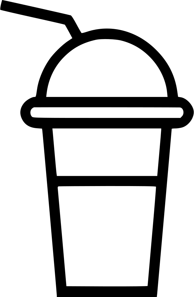 Fresh Straw Svg Png Icon Free Download - Clip Art Smoothie Cup (640x980), Png Download