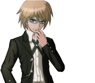 File - Byakuya Togami - Scared - Danganronpa Byakuya Togami Full Body (480x280), Png Download