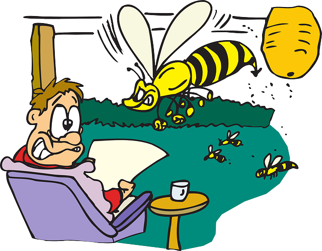 El Hombre Y La Abeja (640x500), Png Download