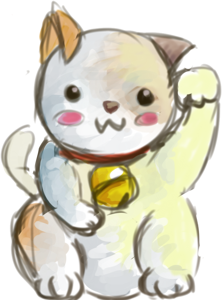Maneki Neko Png Hd - Neko Png (900x1273), Png Download