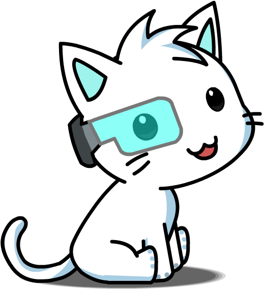 Techno Neko (561x600), Png Download