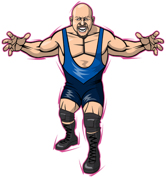 Beautiful Wwe Cartoon Images Wwe Wallpapers Photos - Wwe Cartoon Big Show (340x363), Png Download