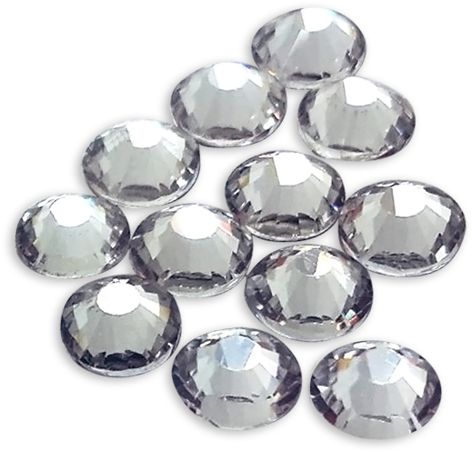 Aa Machine Cut Rhinestones Clear - Rhinestone Png (700x700), Png Download