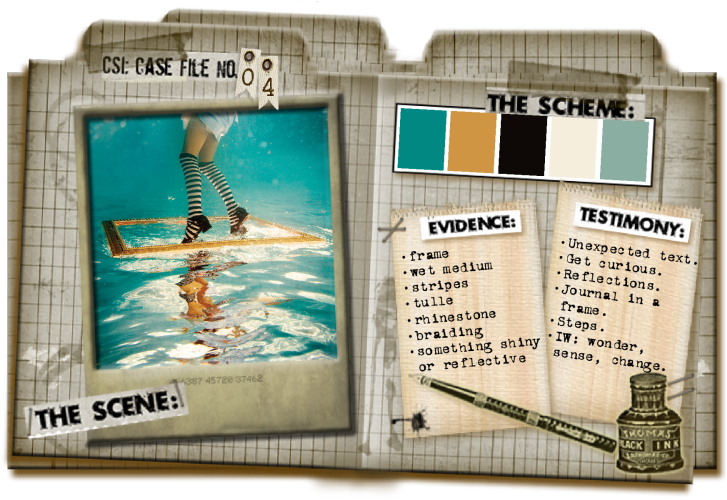 From The Evidence I Used - Crime Scene Investigation Files (750x500), Png Download