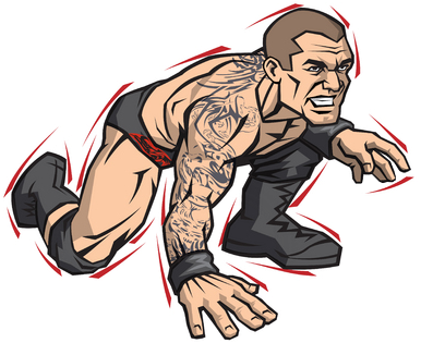 Fancy Wwe Cartoon Images Wwe Wallpapers Photos Naruto - Clip Art (386x315), Png Download