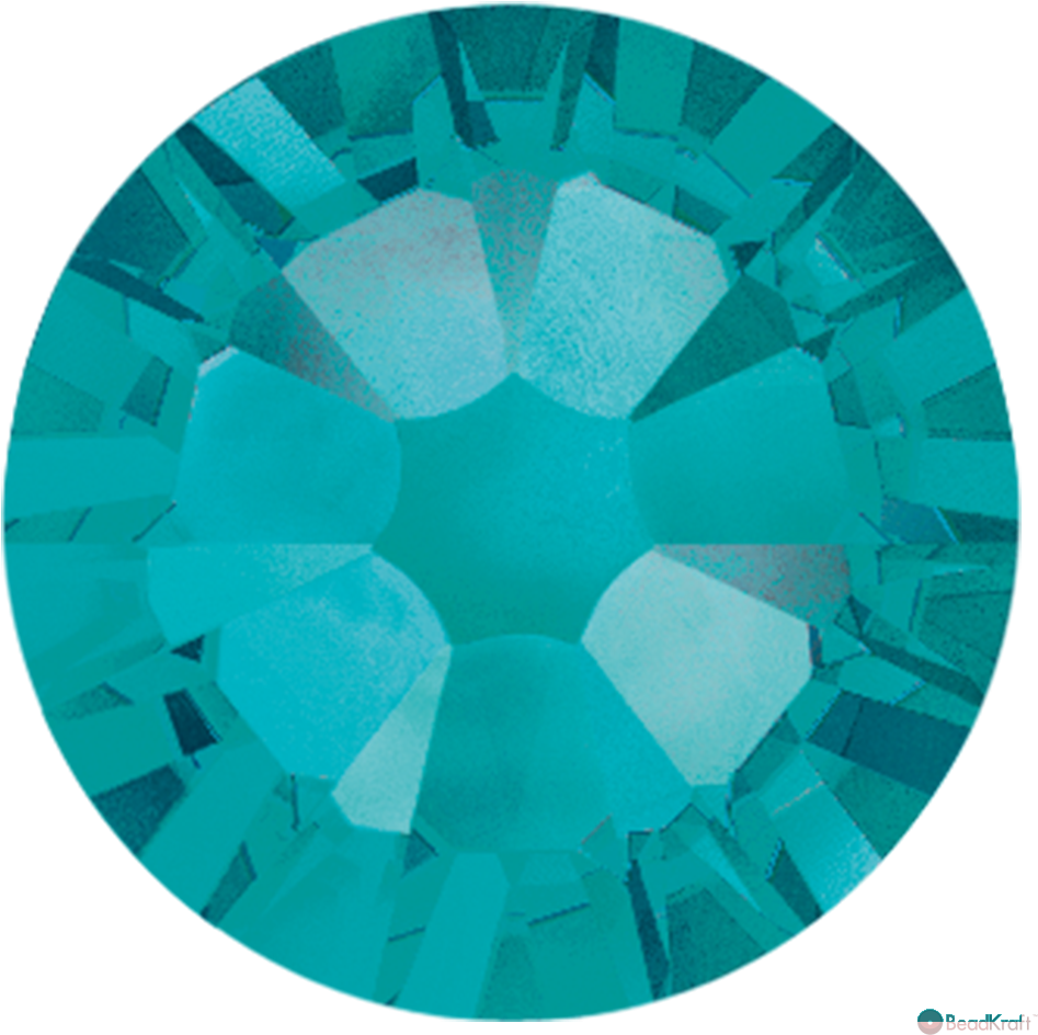 Blue Zircon-swarovski 2058 Xilion Flatback Rhinestones - Swarovski 2058 Crystal Bermuda Blue (970x970), Png Download
