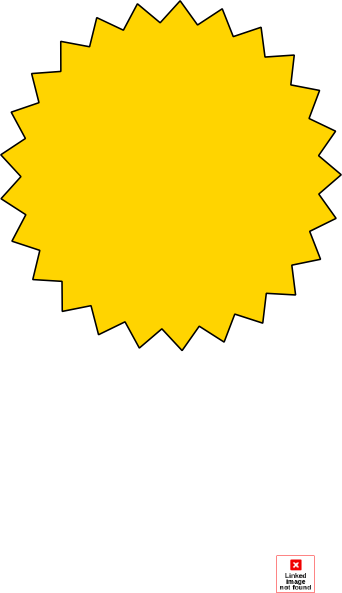 Yellow Starburst Png (342x593), Png Download