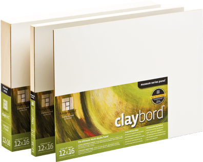 Ampersand Wood Panel With A Kaolin Clay Painting Surface - Ampersand Claybord (460x334), Png Download